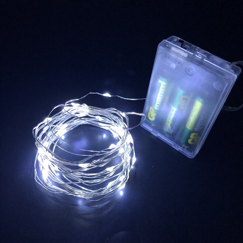 Mini Battery Powered Led String Lights Copper Wire Fairy Lights for Bedroom Christmas Parties Wedding Centerpiece Decoration