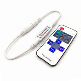 Mini 11 key LED Controller DC 12V Led Strip Controller Dimmer Wireless RF Remote to Control Single Color Strip Lighting