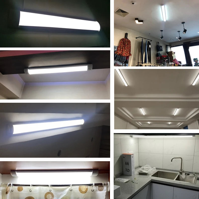 90cm/120cm T5/T8 LED Tube Light (220V) - Linear Ceiling Strip Fixture for Kitchen, Closet, Cabinet, Bedroom & Garage