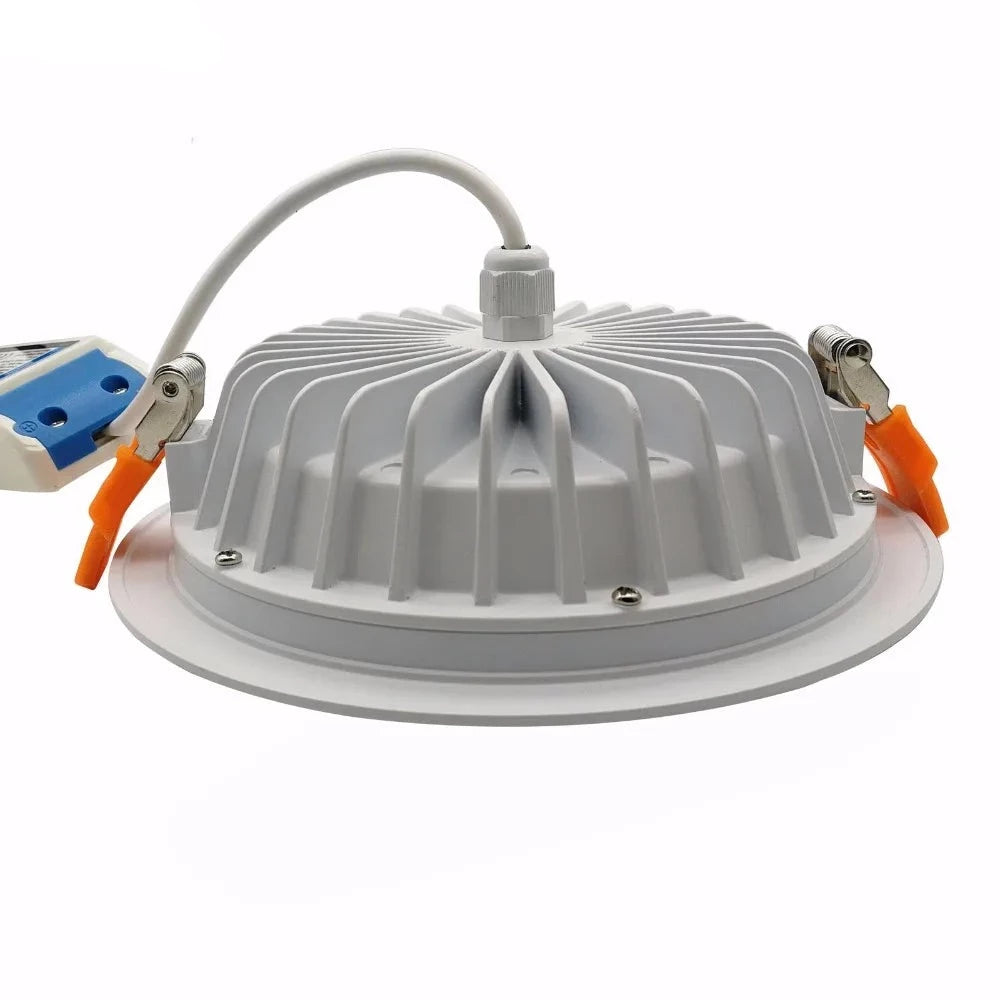  RGB+CCT 15W LED Downlight FUT069 IP54 Waterproof AC86-265V Round Recessed 2.4G  Dimmable Light For Bathroom