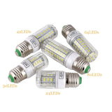 LED Corn Light Bulbs E27 Screw Base SMD 5730 7W 12W - 30W 45W Ultra Bright Home Chandelier Table Lamp 30 42 - 136 165LEDs 220V