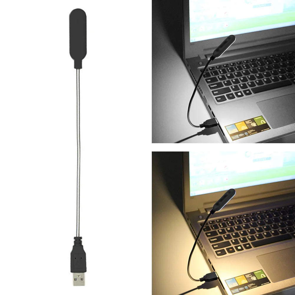 USB LED Reading Lamp Portable Flexible USB Eye Protection Mini Night Light For Notebook Computer PC Laptops Table Desk Lamp
