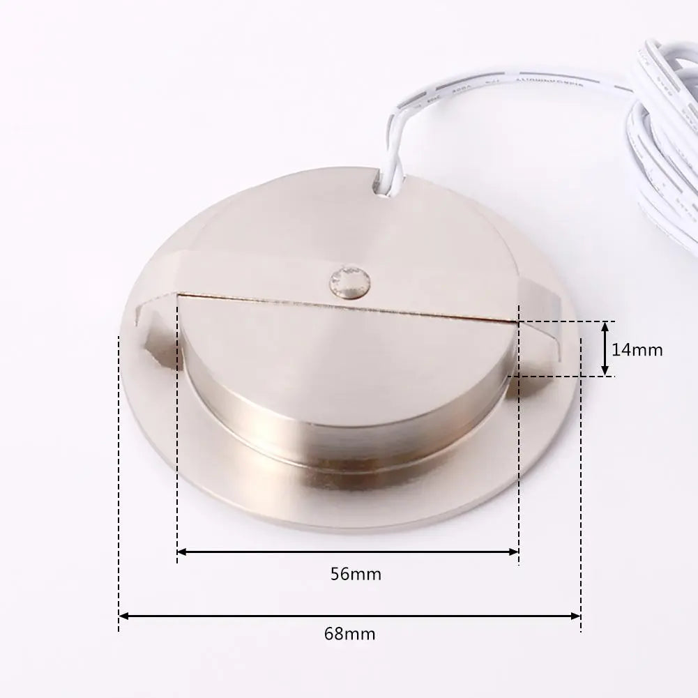 12V Low Voltage Ultra-Thin Concealed Mini LED Downlight LED Display Cabinet Light Kitchen Cabinet Light With 2M Terminal Wire