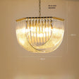 LED Postmodern Gold Silver Chrome Designer Hanging Lamps Chandelier Lighting Luster Suspension Luminaire Lamp For Foyer