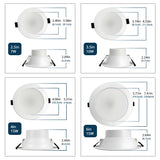 Zemismart Zigbee Smart Led Light 6 Inch RGBW Downlight Ceiling Light Tuya SmartThings Alexa Google Home