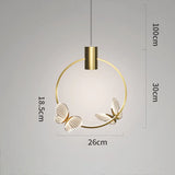 Butterfly LED Pendant Wall Lights Nordic Indoor Lighting Ceiling Lamp Bedside Lamp Hanging Lamps Modern Living Room Decoration