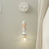 Butterfly Fairy American Children's Room Wall Lamp Nordic Girl Boy Bedroom Study Hallway Cartoon Modern Simple Decors Wall Lights