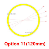 COB LED Angel Eyes Ring Light Chip (12V DC, 20mm–120mm) - Aluminum Board Light Source