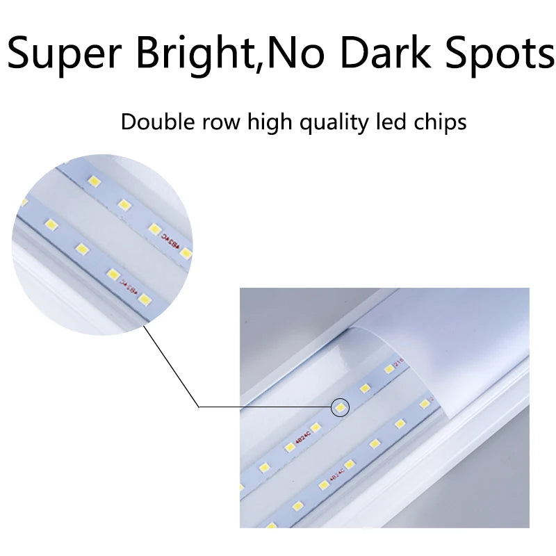 4ft (120cm) T5/T8 LED Tube Light (40W/60W, 220V) - Cold White & Warm White Ceiling Lamp Bar for Home, Office & Workshop