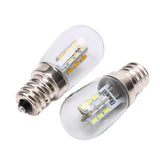 E12 220V LED Light Bulb with Clear Glass Shade - High Brightness Pure/Warm White Lamp for Sewing Machines & Refrigerators