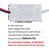 LED Driver 300mA 1-3w 4-7w 8-12w 12-18w 18-25w 25-36w LED Constant Current Driver Power Unit Supply For LED Bulb Transformers