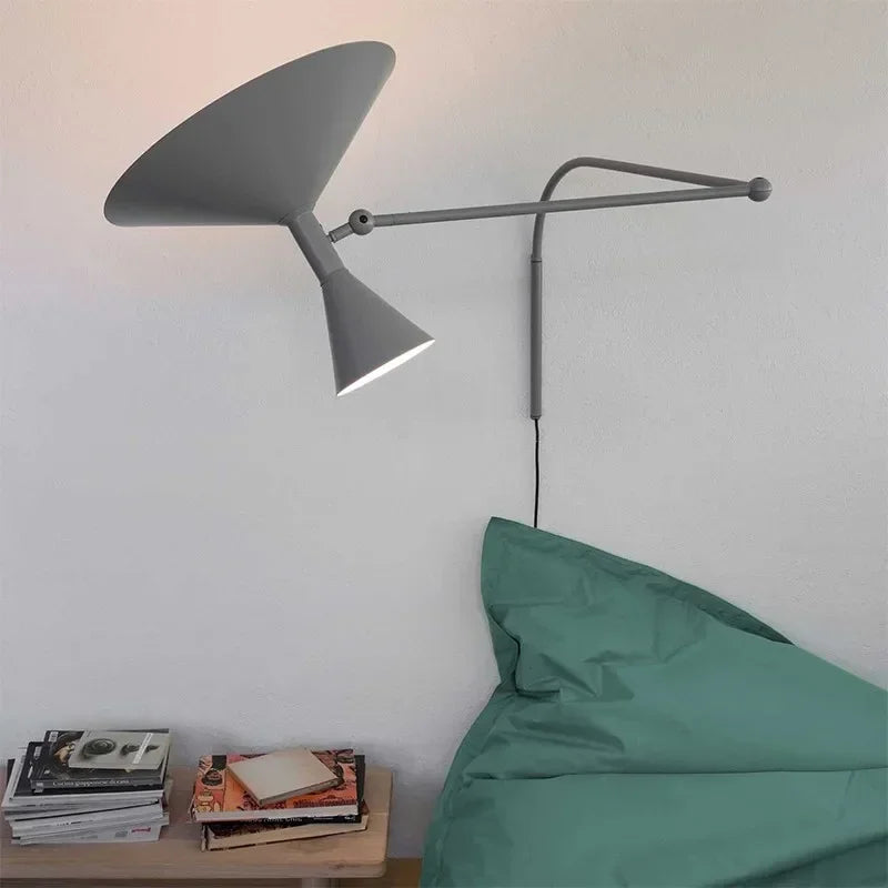 Rotary Wall Lamp Sconce Light  Adjustable Up and Down Lighting For Living Room Bedroom