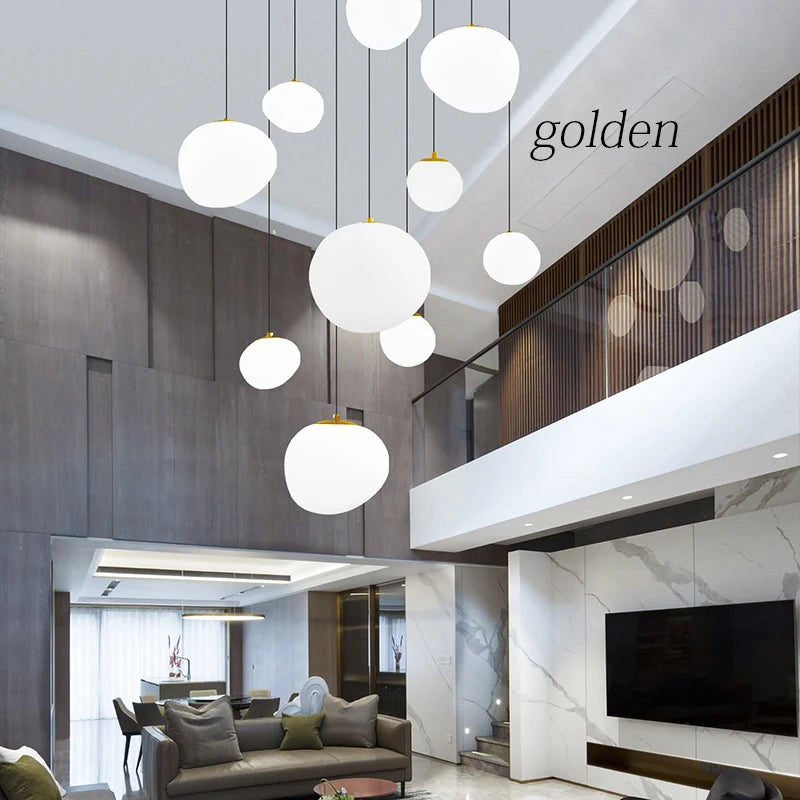 Modern Stair chandelier Pendant lights indoor lighting Ceiling lamp hanging light led Chandeliers for living room indoor lightin