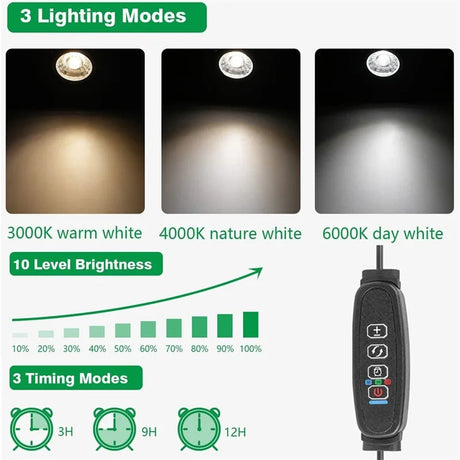 LED Dimming And Color Matching Timing Indoor USB Plug-In Spotlight Wall Projection Flower Bed According To The Tree Plug-In Lamp