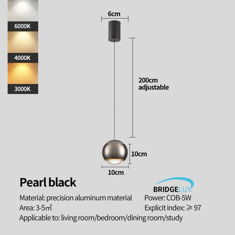 Bedside chandelier modern simple, and luxurious bedroom small chandelier restaurant bar and counter adjustable ceiling light