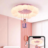 Princess Room Girl Bedroom Ceiling Lights Pink Girl Cloud Light LED Romantic Warm Baby Room Children's Room Ceiling Lamps