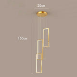 Nordic home decoration, stair chandelier, living room and dining room Pendant lights, ceiling light, indoor lighting