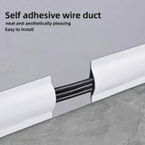 Self-Adhesive PVC Cable Protector Cover - Flexible Wear-Resistant Cord Organizer