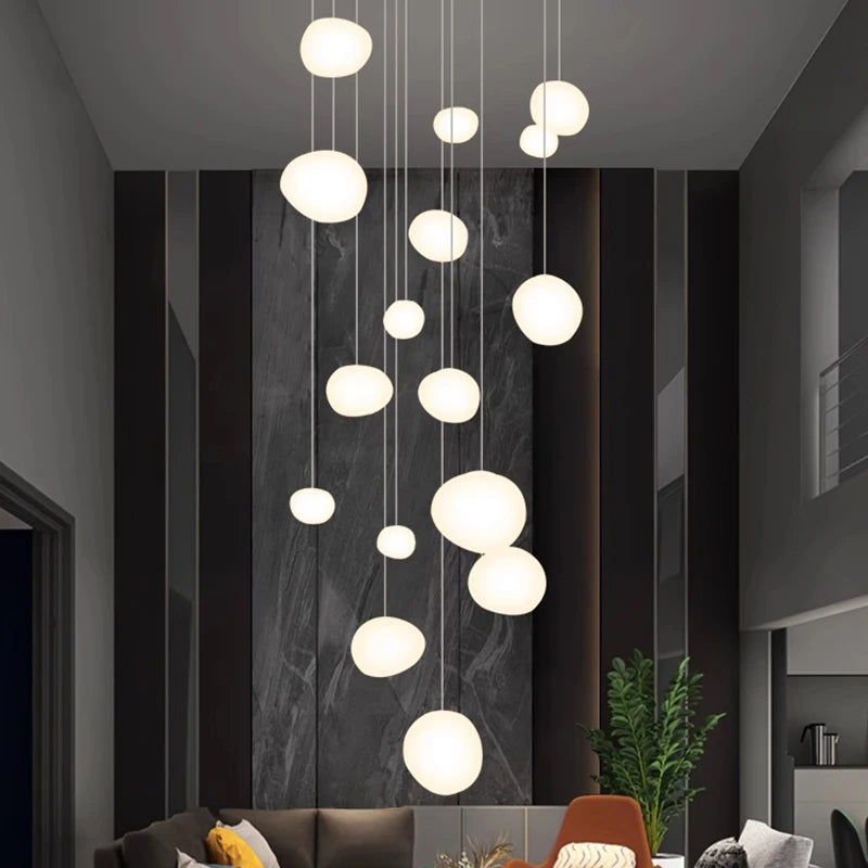 Modern Stair chandelier Pendant lights indoor lighting Ceiling lamp hanging light led Chandeliers for living room indoor lightin