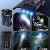 Portable Mini Keychain Flashlight Led Bright EDC Torch Magnetic Cap Clip Lamp Flash Light Outdoor Camping Fishing Tools
