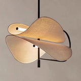 Nordic Fabric Pendant Light - Modern Textile Ceiling Chandelier Fixture for Living Room, Dining Room, Bedroom & B&B Decoration