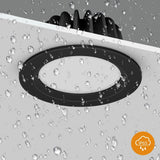 IP65 Waterproof Downlight Spotlights Anti-glare LED Ceiling Recessed Spot Light Anti-glare Kitchen Bathroom Shower Room Lighting