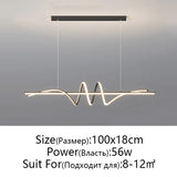 Modern LED Pendant Light - Minimalist Home Decor Chandelier for Living Room