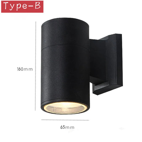 LED Outdoor Wall Lights E27 Waterproof Porch Light 12W AC85-265V Corridor Aisle Wall Sconce for Garden Courtyard Balcony Lamps