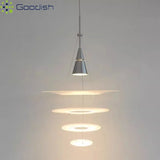 Denmark Louis Poulsen Enigma Pendant Lights Acrylic Slice Ripple Art Creative Lamps for Living Room Home Decoration Chandeliers