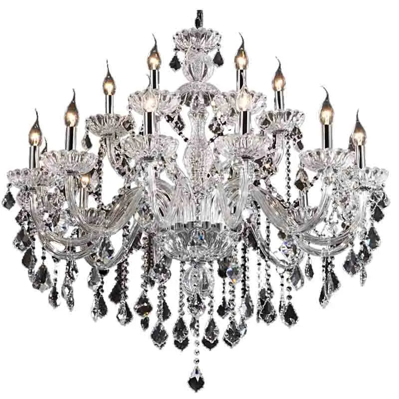 European Imported Egyptian Crystal Lamp Luxury Villa Living Room Pendant Light Simple Candle Dining Room Lamp Study Bedroom 2026