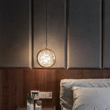 Light Luxury Art Pendant Lamp High-end Atmosphere LED Lights for Bedroom Bedside Lamps Creative Entrance Living Room Decoration