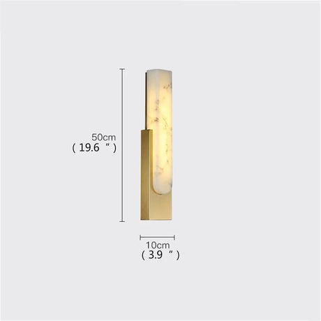 Nordic modern bedroom bedside wall mounted Fixture sconces lamps led marble simple creative grey metal home decors wall light