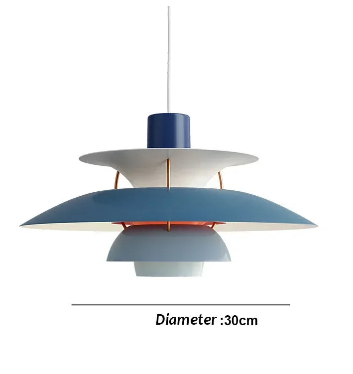 30CM Nordic Creative Design Pendant Lamp High Quality Color Umbrella Led Chandeliers Living Kitchen Bedroom Home Furnishings Lighting