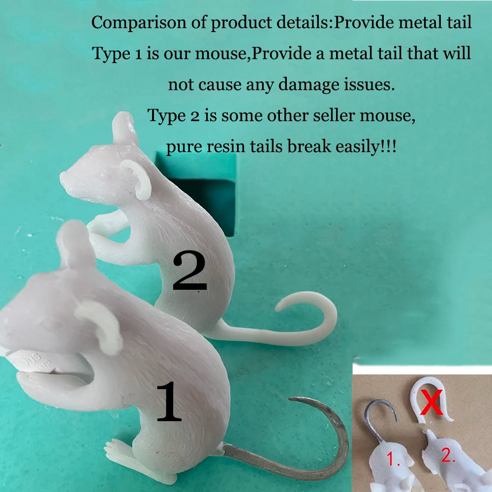 Modern Resin Animal Table Lamp - Mouse, Cat & Squirrel LED Night Light