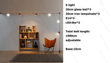 DIY Textile Leather Belt LED Pendant Light - 2026 Early Spring Glass Chandelier