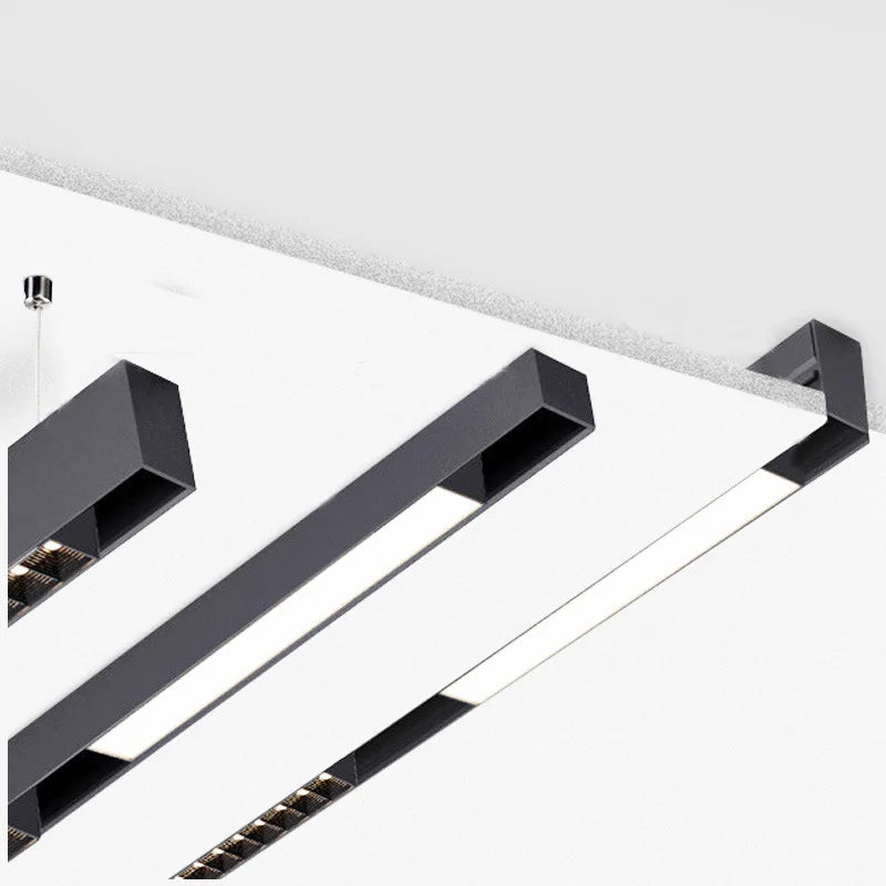 35 Series DC48V Magnetic Track Light - Modern Embedded LED Grille Spotlight & Linear Flood Lamp for Ceiling Home Lighting