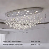 French Dining Room Crystal Led Pendant Lights Modern Luxury Bar Hanging Lamp Home Decor Led Suspend Light Led Luminarias