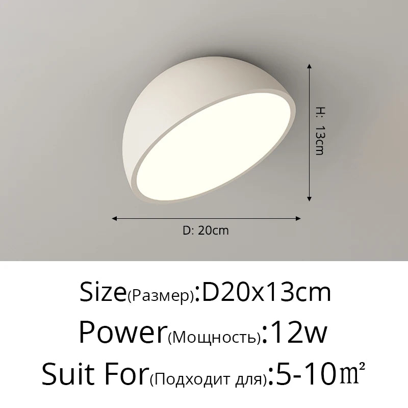 Simple Dimming Round New Modern LED Ceiling Lights Lighting Living Study Room Bedroom Corridor Aisle Flats Stairs Indoor Lamps