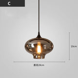 Modern LED Glass Ball Pendant Lamp for Living Room Bedroom Dining Kitchen - Indoor Hanging Chandelier Home Decor Light