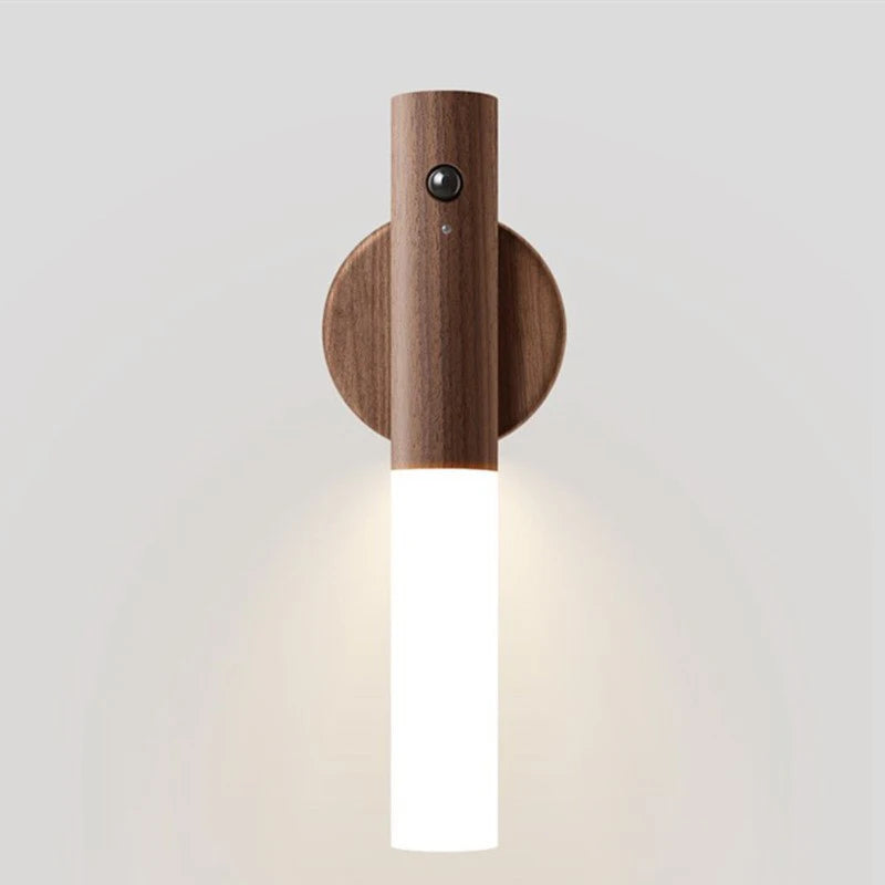Wireless LED Motion Sensor Night Light - USB Rechargeable Wall & Cabinet Lamp