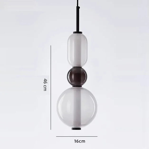 LED Pendant Light Restaurant Candy Glass LED Chandelier Luxury Stair Villa Master Bedroom Ceiling Lamps Home Decor Lamp Designer