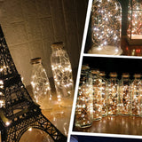 LED Fairy Lights Copper Wire Waterproof Garland 1m/2m/3m/5m DIY LED String Lights Christmas Party bedroom wedding Decoration