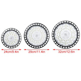 LED High Bay Light (200W/300W/500W) AC180-260V - High Brightness 6500K Industrial Workshop, Warehouse & Garage Ceiling Lamp
