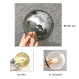 Modern Glass Ball Lampshade Led Chandelier Bedside Pendant Lighting Dining Room Hanging Lamp Restaurant Decor Suspension Lustre