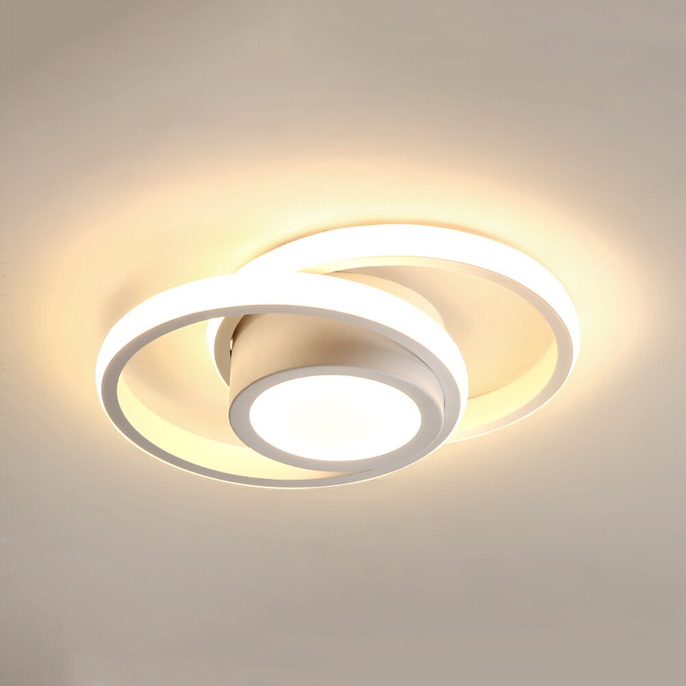 LED Ceiling Lamp Corridor Balcony Black white Indoor chandelier Ceiling Light for Bedroom Living Room Aisle Decoration 86-265V