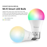 SONOFF WiFi Smart LED Bulb B02-BL/B05-BL E26/E27 Base Smart Home Dimmable Via Ewelink App Remote Control For Alexa Google Home