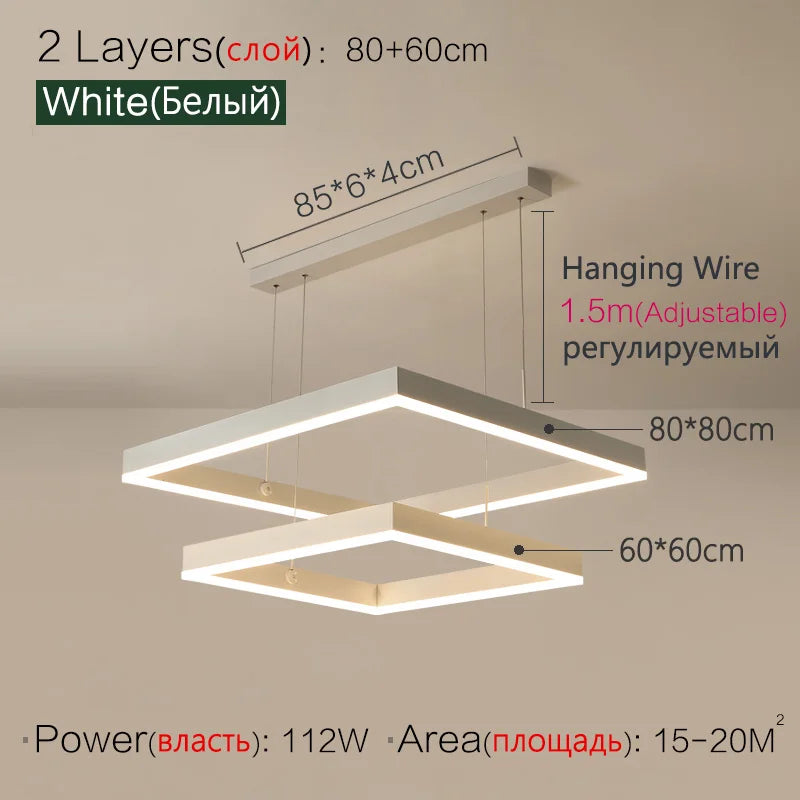 Ceiling Chandelier Chandeliers for Living room 2021 Pendant lamp Modern Bedroo Hanging Light Fixture LED Lustre Dining room