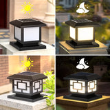 Outdoor LED Solar Column Light - Waterproof Dimmable Garden Pillar Lamp