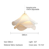 Nordic Flowers Cloth Pendant Lights For Dinging Room Kitchen Chandelier Indoor Lighting Bedroom Atmosphere Hanging Lamp Fixtures