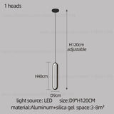 Minimalist Chandelier Nordic Hanging Modern LED Pendant Light Living Room Restaurant Villa Loft Ceiling Staircase Pendant Light